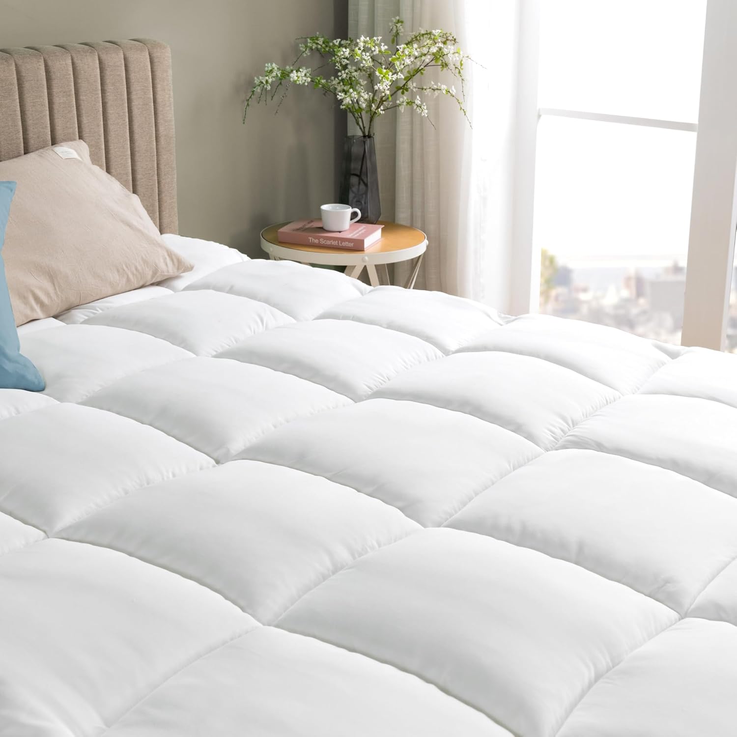 Zinus Coprimaterasso in Bambù 160x190 cm - immagine 7