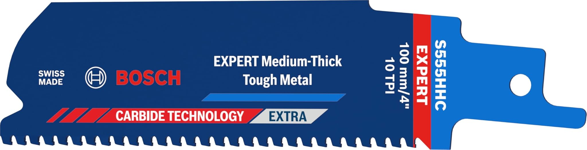 Bosch 10x Lama EXPERT Medium-Thick Tough Metal S555HHC