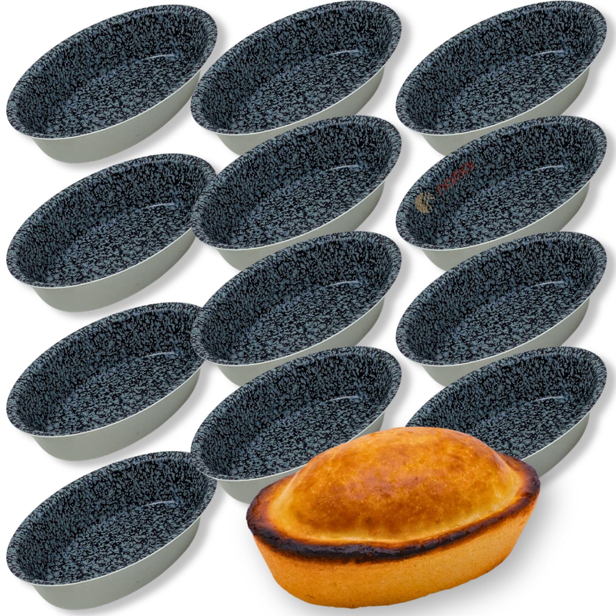 Namai - 12 Stampi per Pasticciotti Leccesi Antiaderenti