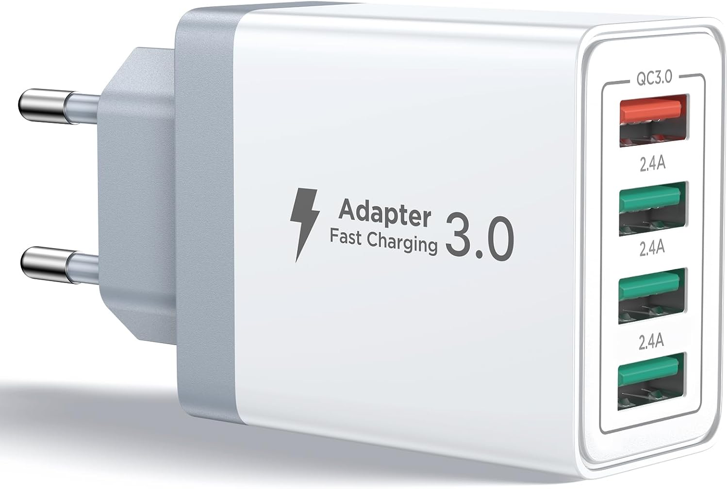 Caricatore USB da Muro 33W QC 3.0 4 Porte - immagine 1