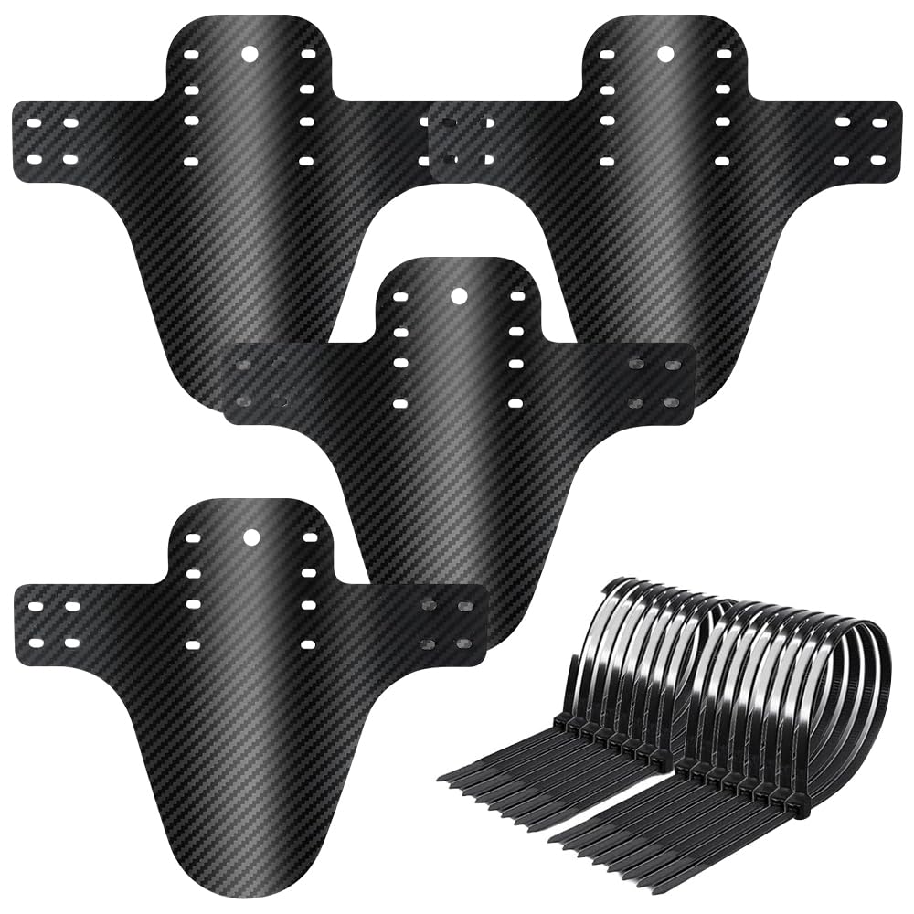 Dhqkqg 4 Pezzi Parafango MTB in Fibra di Carbonio