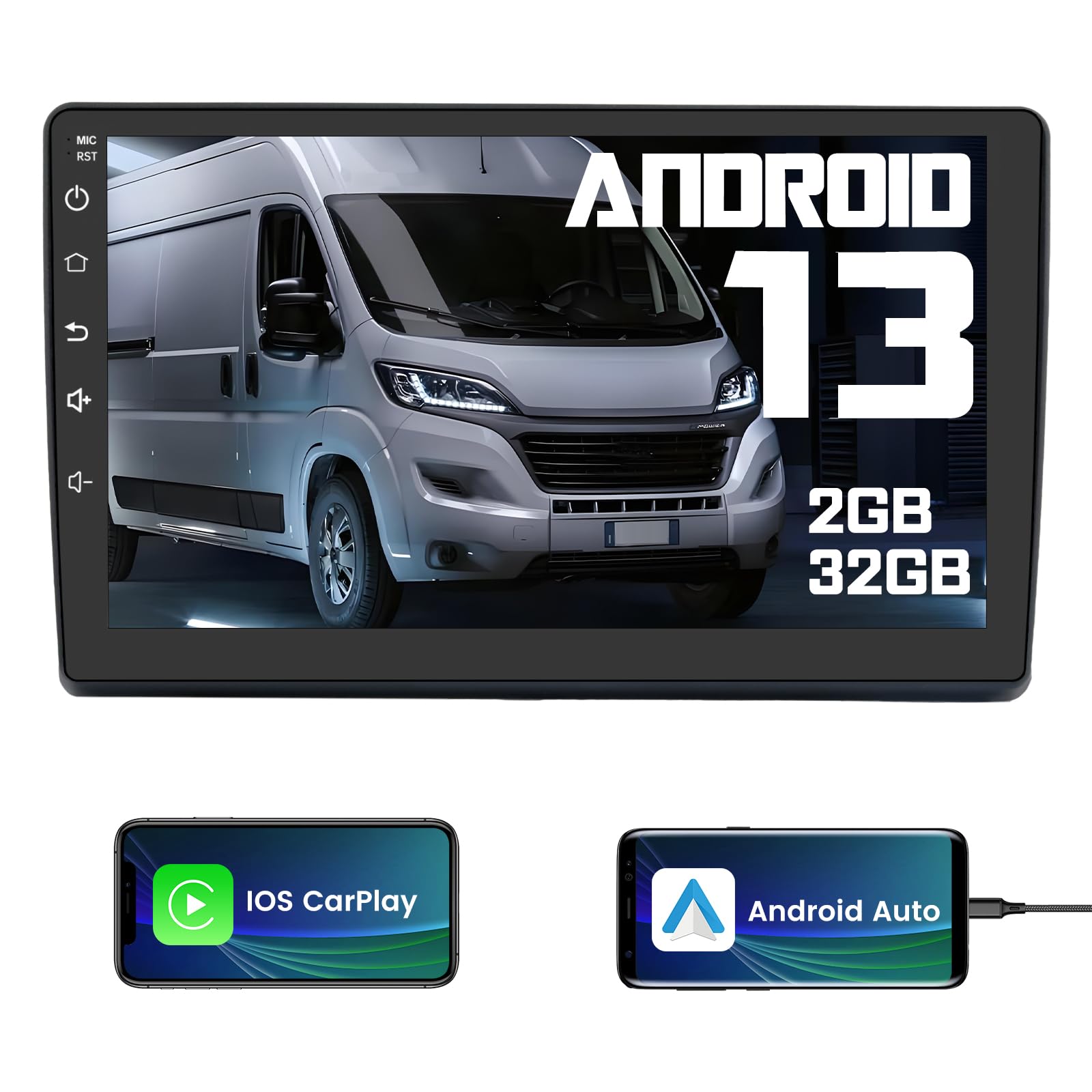 Awesafe Autoradio Android 13 9" per Fiat Ducato (2006-2013)