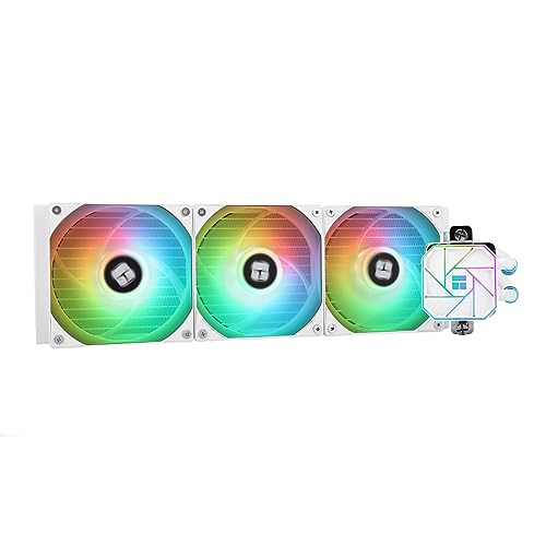 TR-Thermalright Aqua Elite 360 - Raffreddamento ad acqua V3 CPU, completo 360, specifiche AIO PC, 3 x 120 mm, facile installazione, compatibile con AM5/AM4, LGA1851/1700/115X/1200/2011