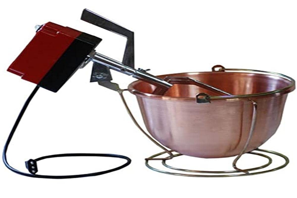 Vigor Blinky 94100-30 Paiolo con Mescolatore, Rame