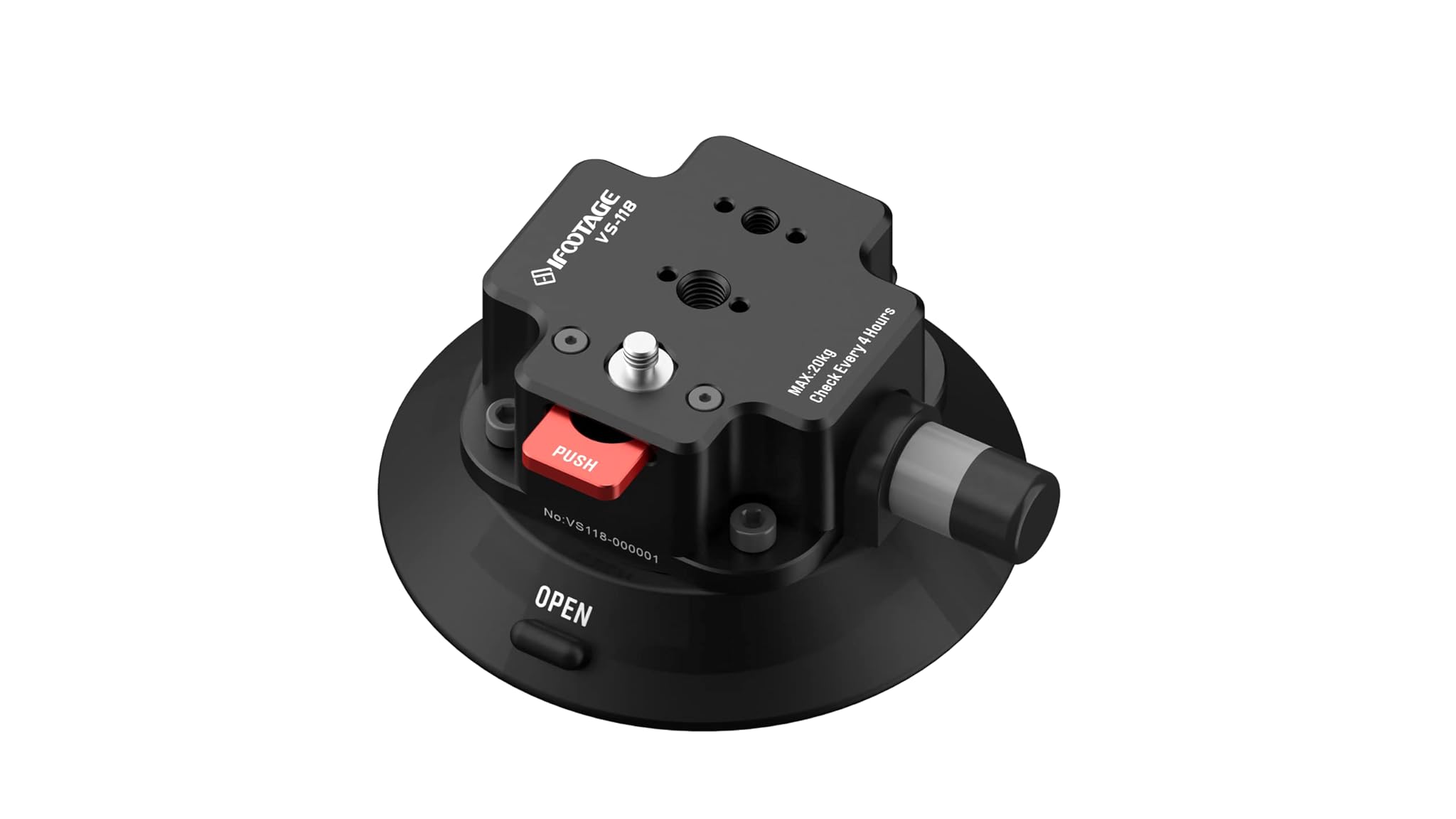 Ifootage VS-118 Ventosa Fotografica Alluminio 20KG