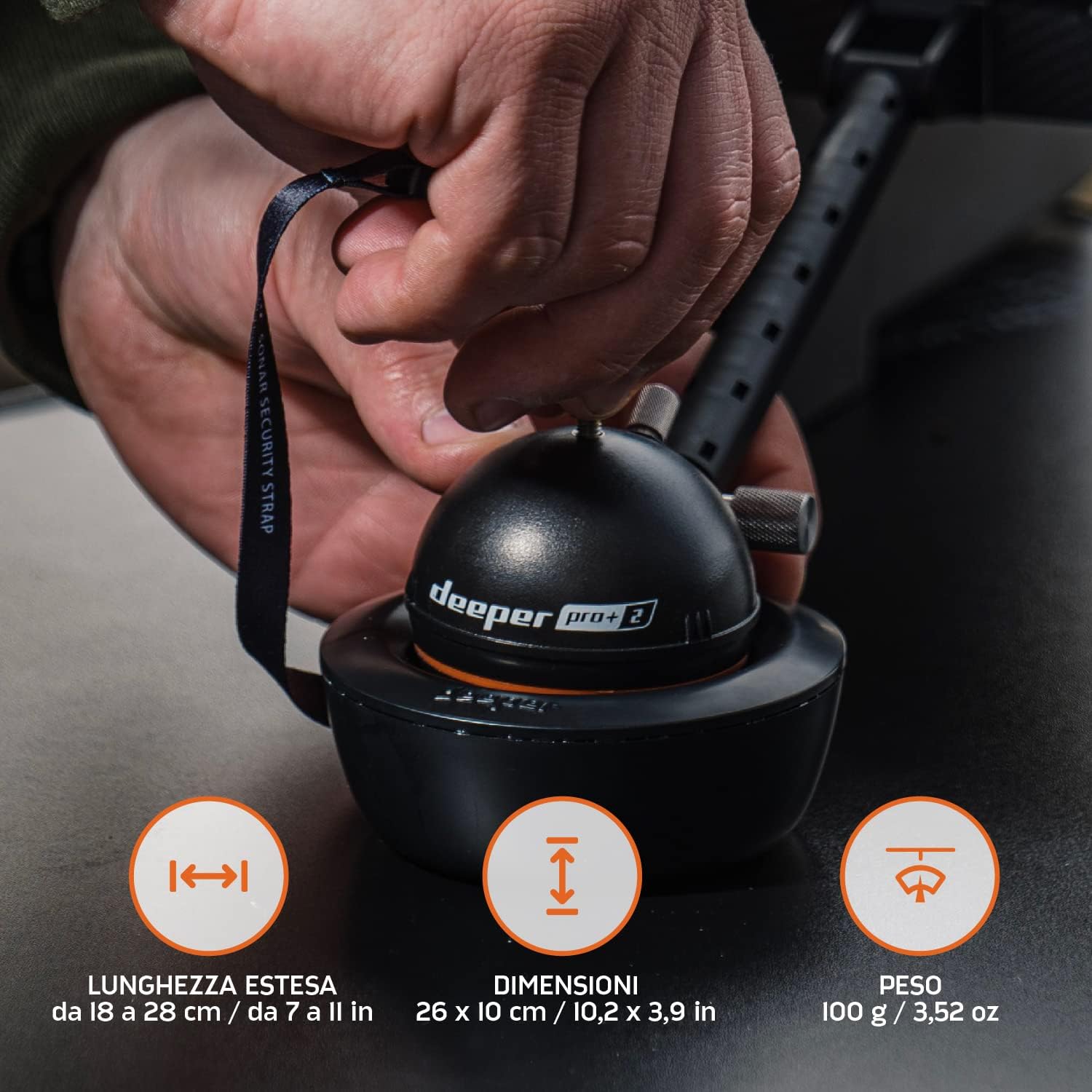 Supporto Sonar Deeper per Barche Radiocomandate - immagine 2