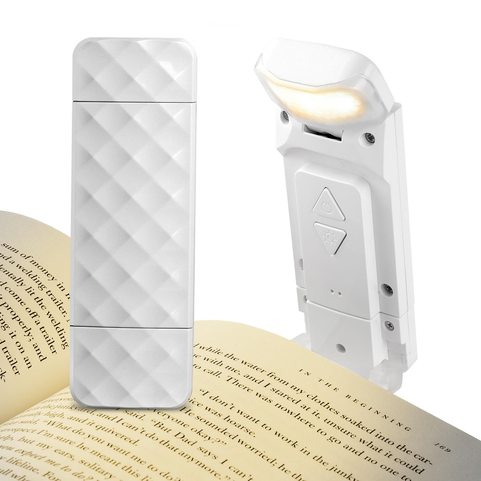 AiQInu Luce per Lettura Libri a Letto, Bianco