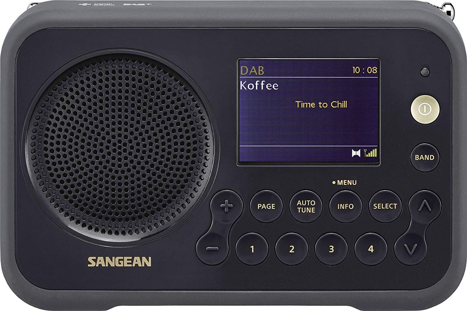 Sangean A500415 Radio DPR-76 Nero-Nero