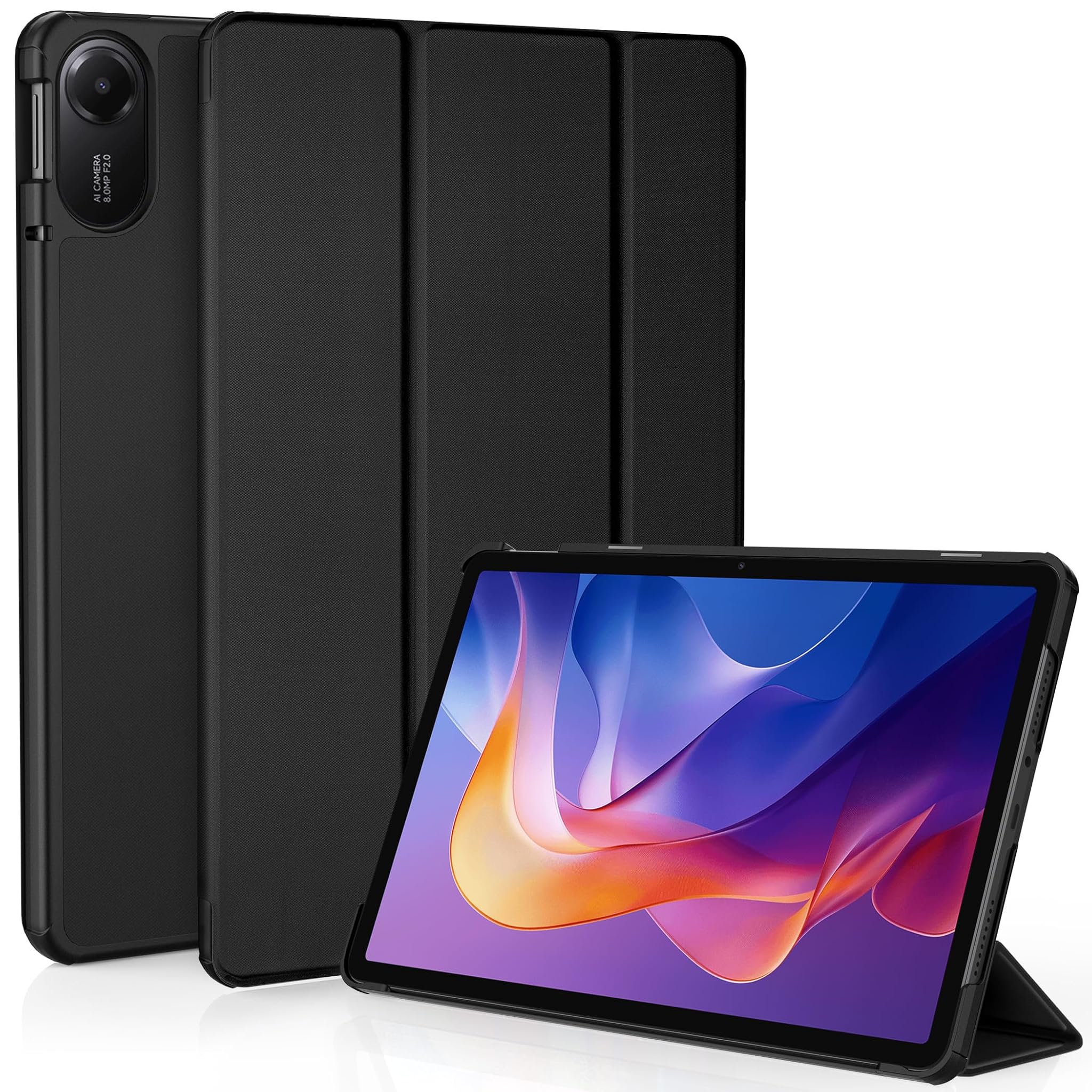 Easyacc Custodia Cover per Xiaomi Redmi Pad 2 11 Pollici, Nero