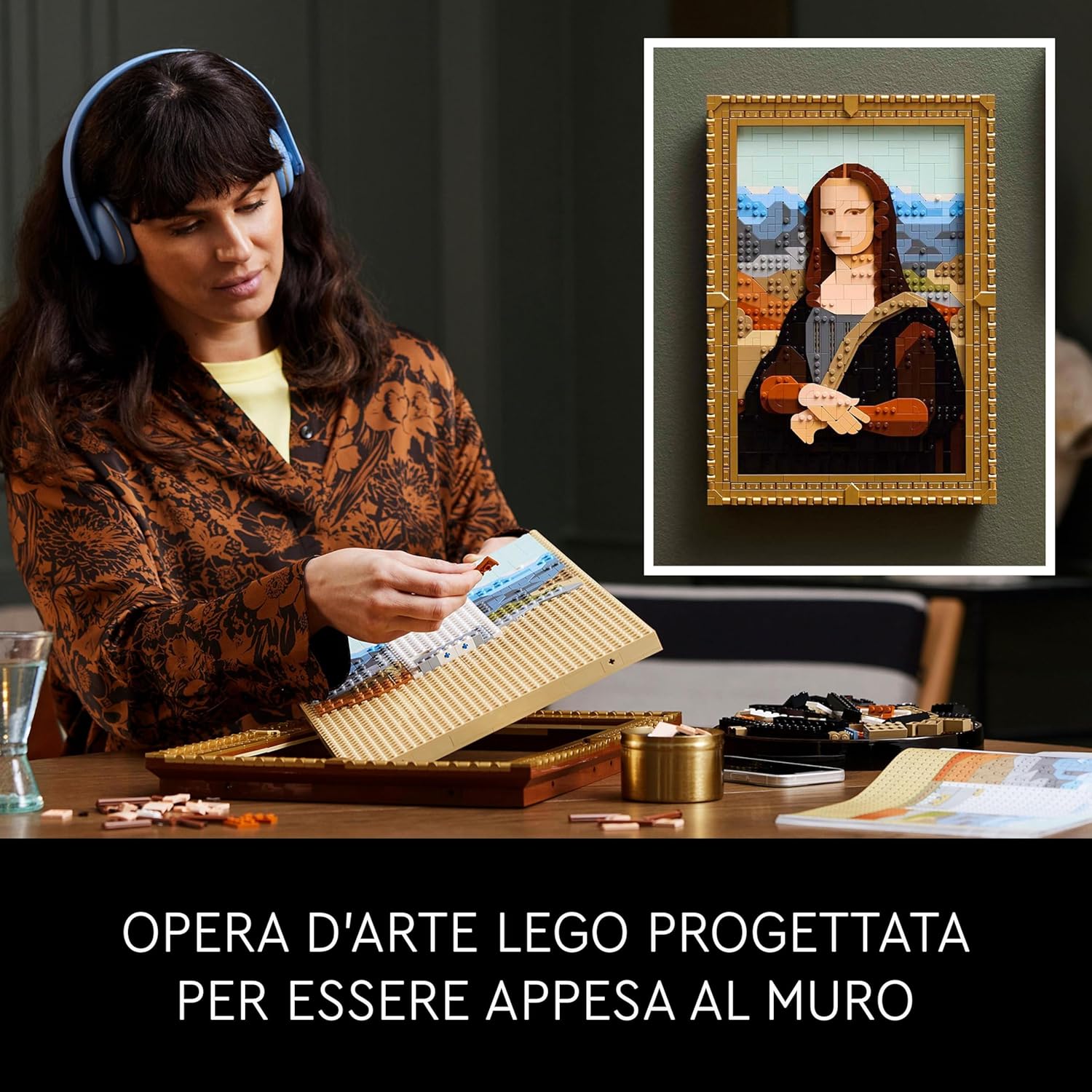 Lego Art Gioconda - Riproduzione Opera d'Arte 31213 - immagine 6
