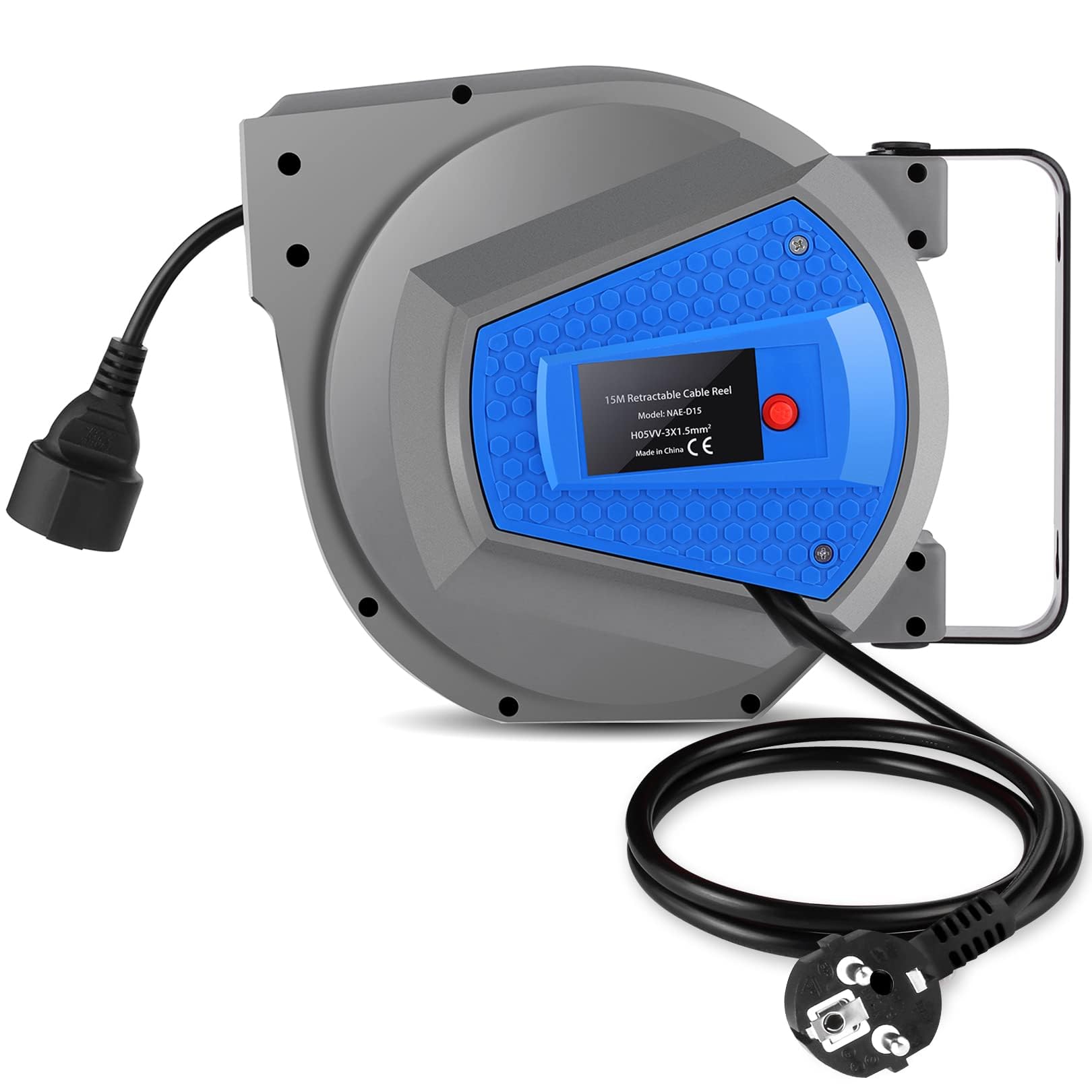 Himimi® Avvolgicavo Automatico 15m+1m a Parete/Soffitto