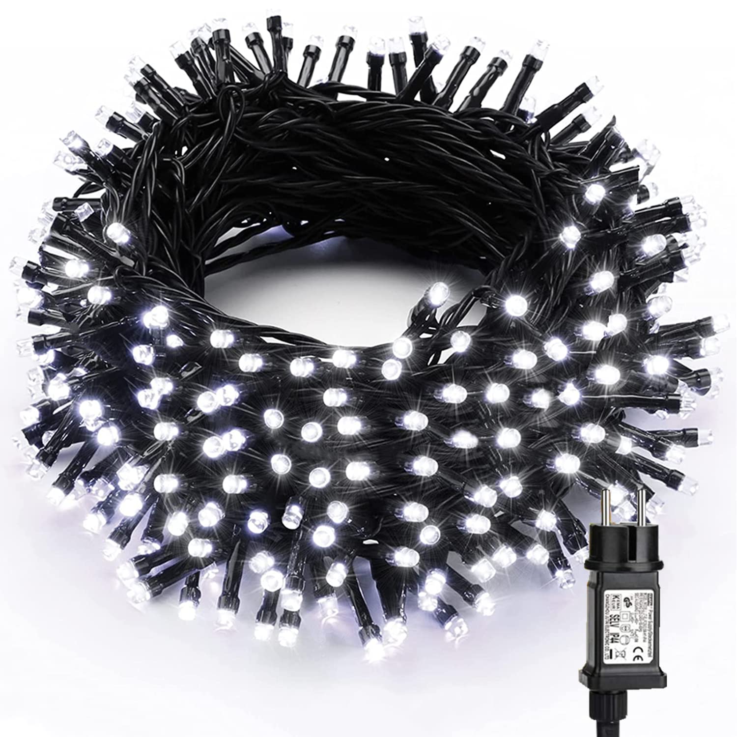 Luci Albero Di Natale 300 LED 30M, Bianco Freddo