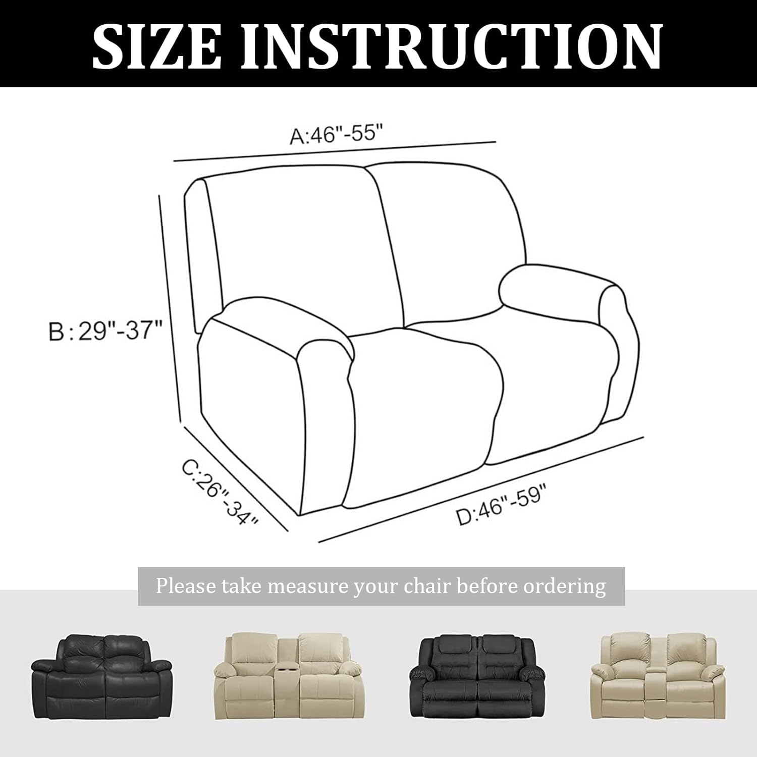 Jaotto Copridivano Relax 2 Posti con Tasche - immagine 2