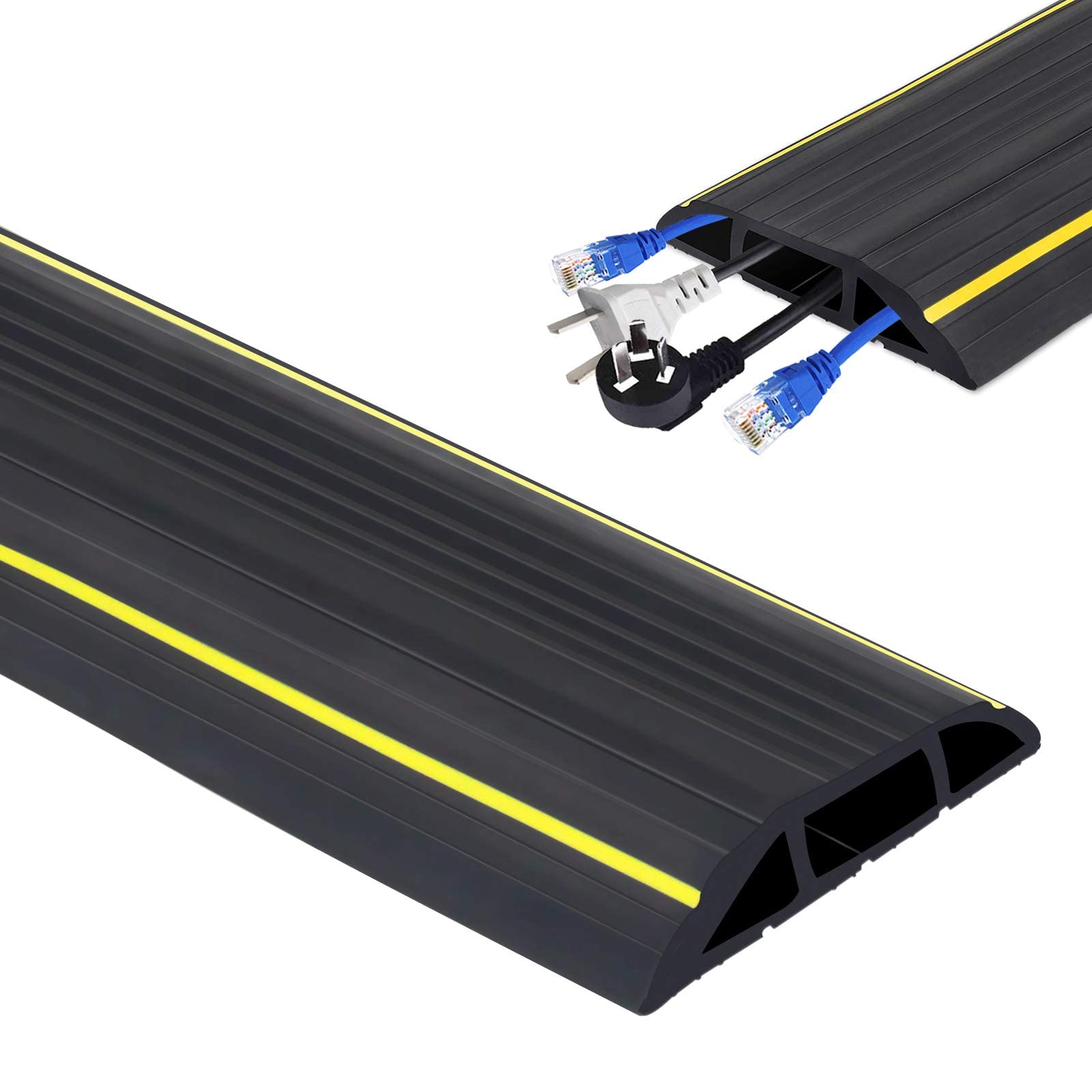 Protezione Cavi da Pavimento 5m con 3 Canali