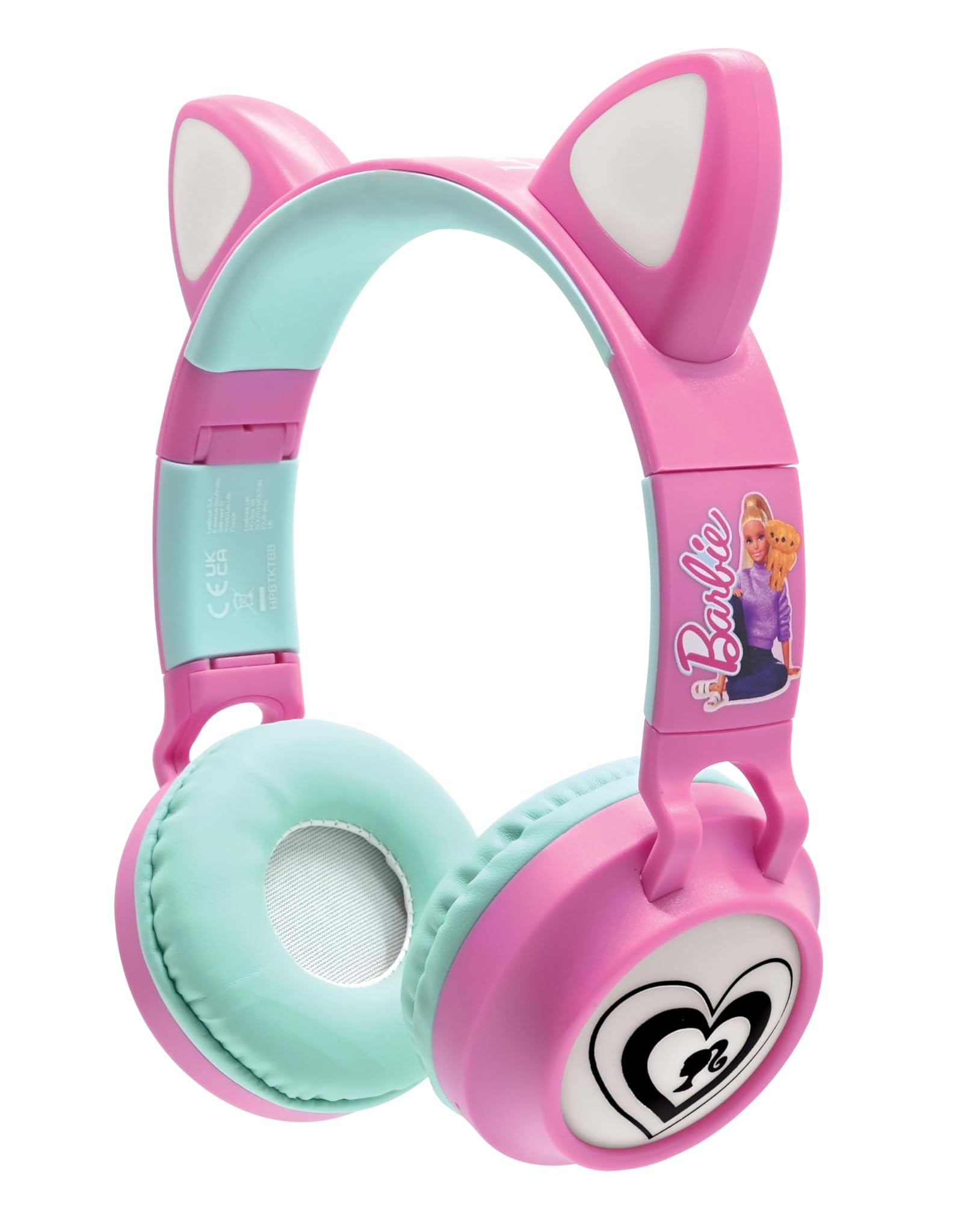 Lexibook Barbie - Cuffie Audio 2-in-1 con Orecchie da Gatto