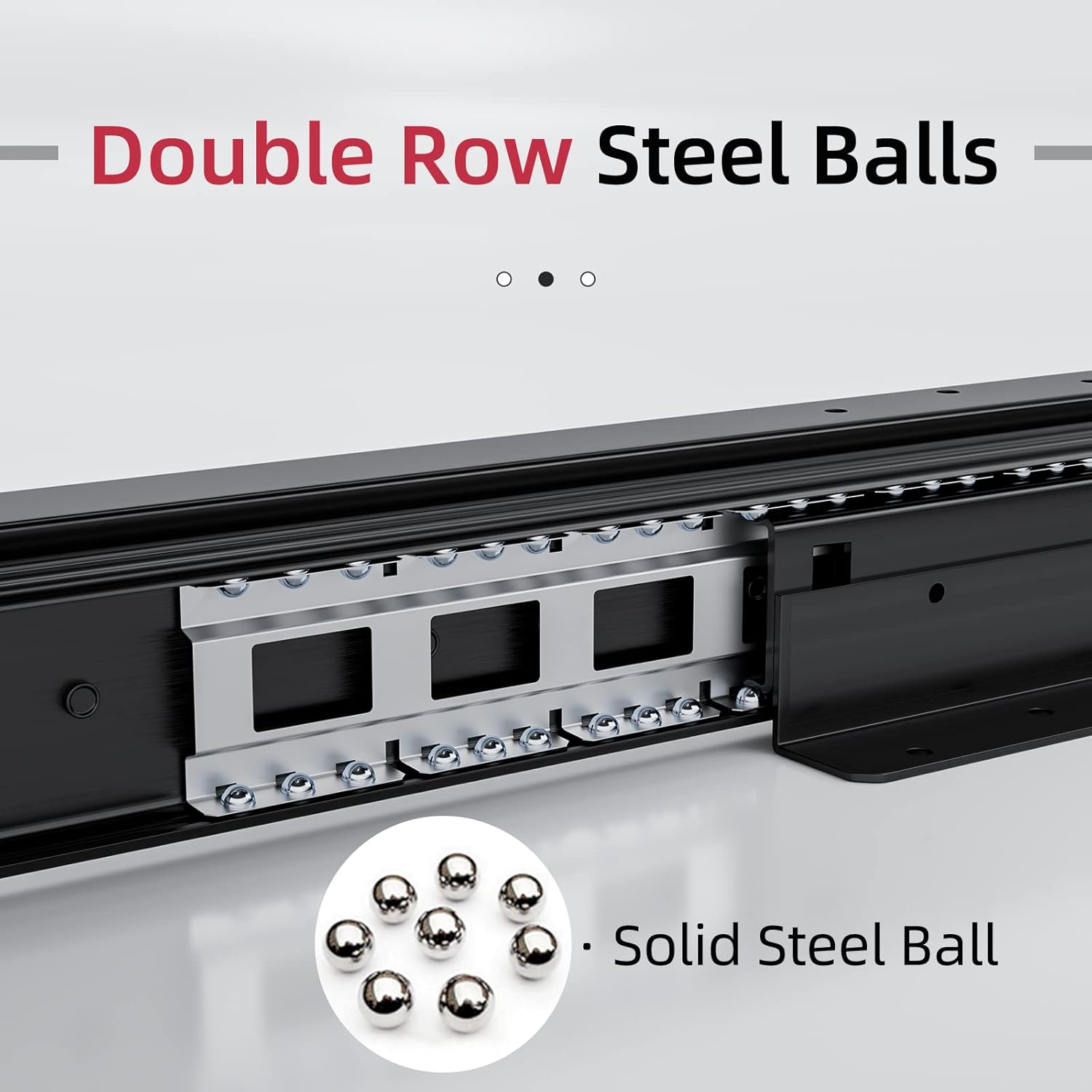 Aolisheng - Guide Cassetti Pesanti 1000-2250mm, 120kg - immagine 3