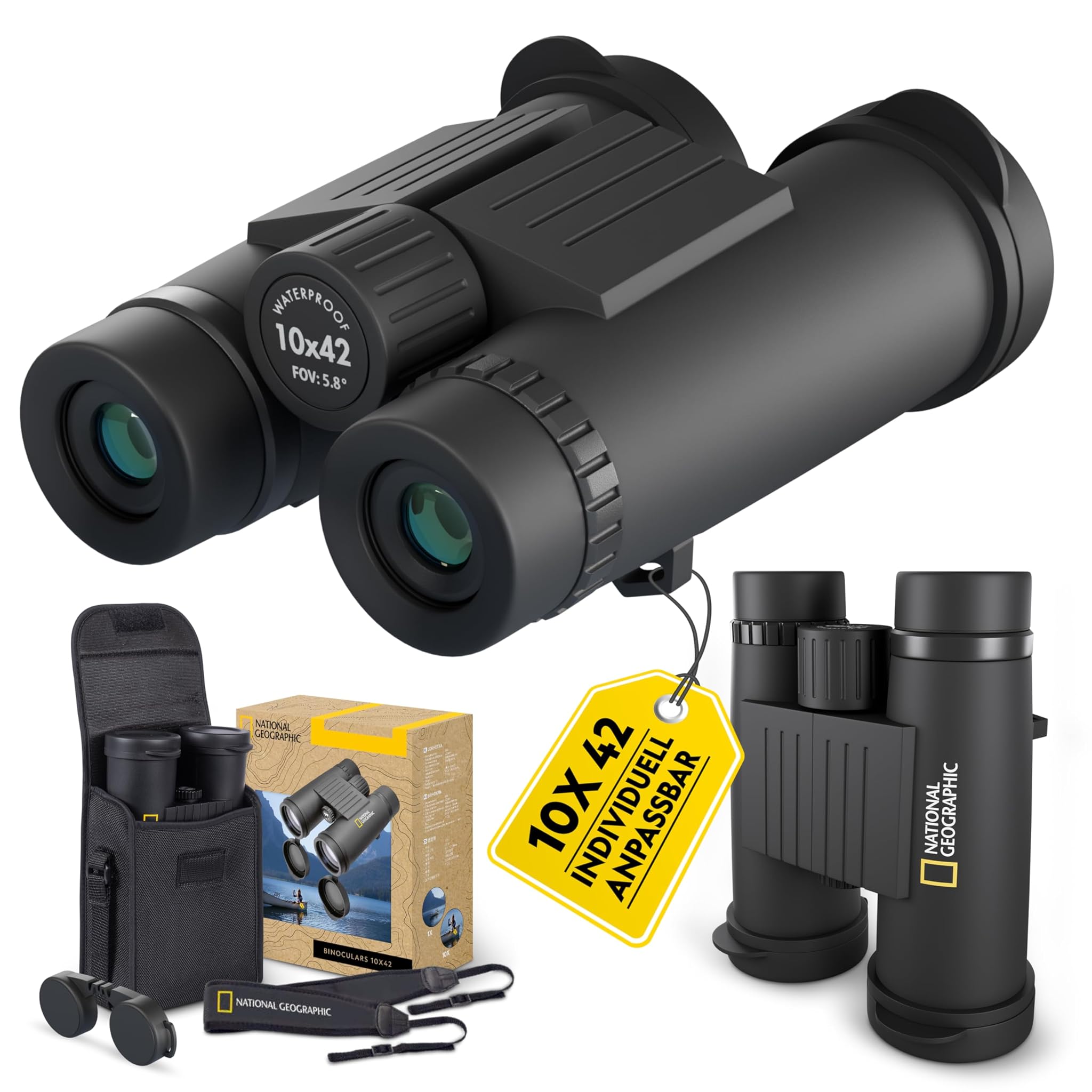 National Geographic 10x42 Binocolo impermeabile