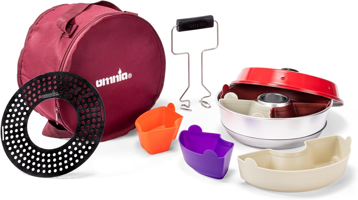 Omnia KIT 2 - Forno per Piano Cottura con Stampi Silicone