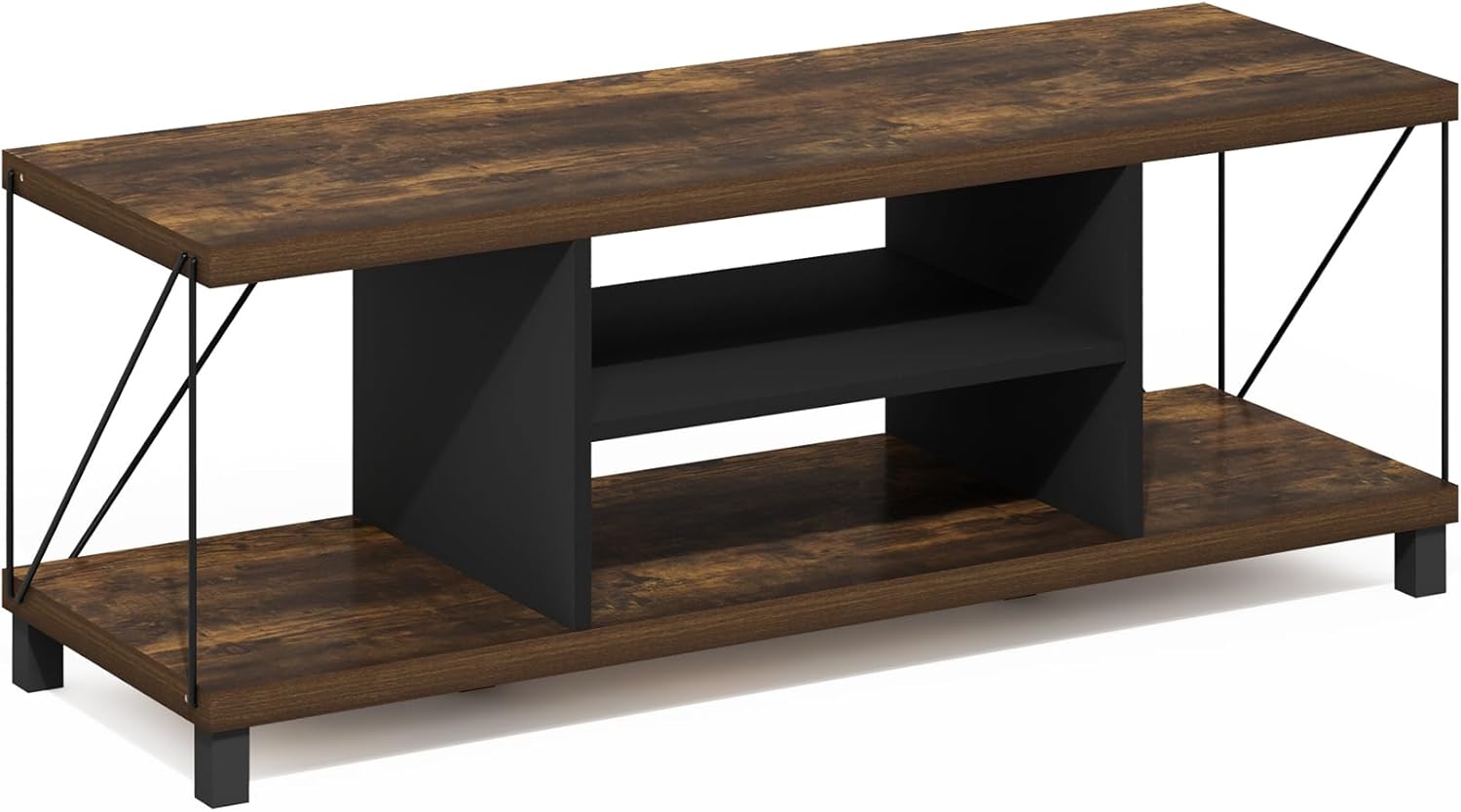 Furinno Besi Mobile TV Stile Industriale