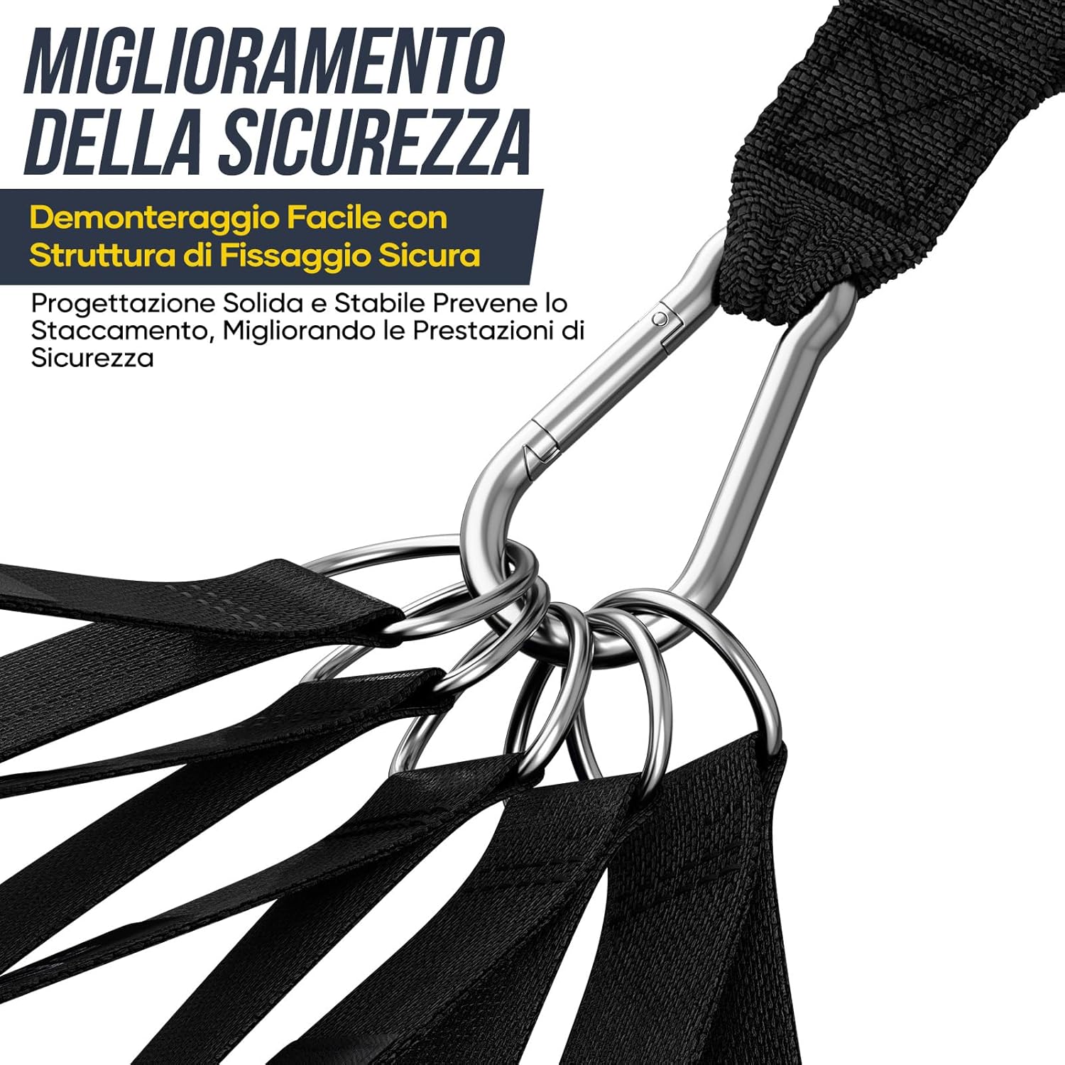 Fokky Elastici Fitness - Set 5 Livelli di Resistenza - immagine 7