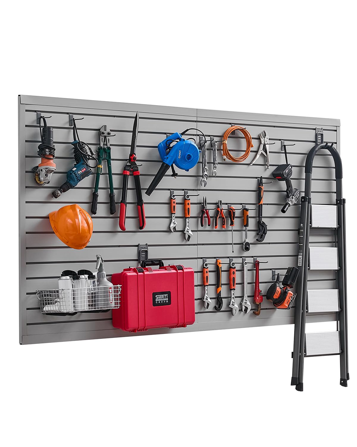 VEVOR Pannelli a Doghe per Garage Modulari, Grigio