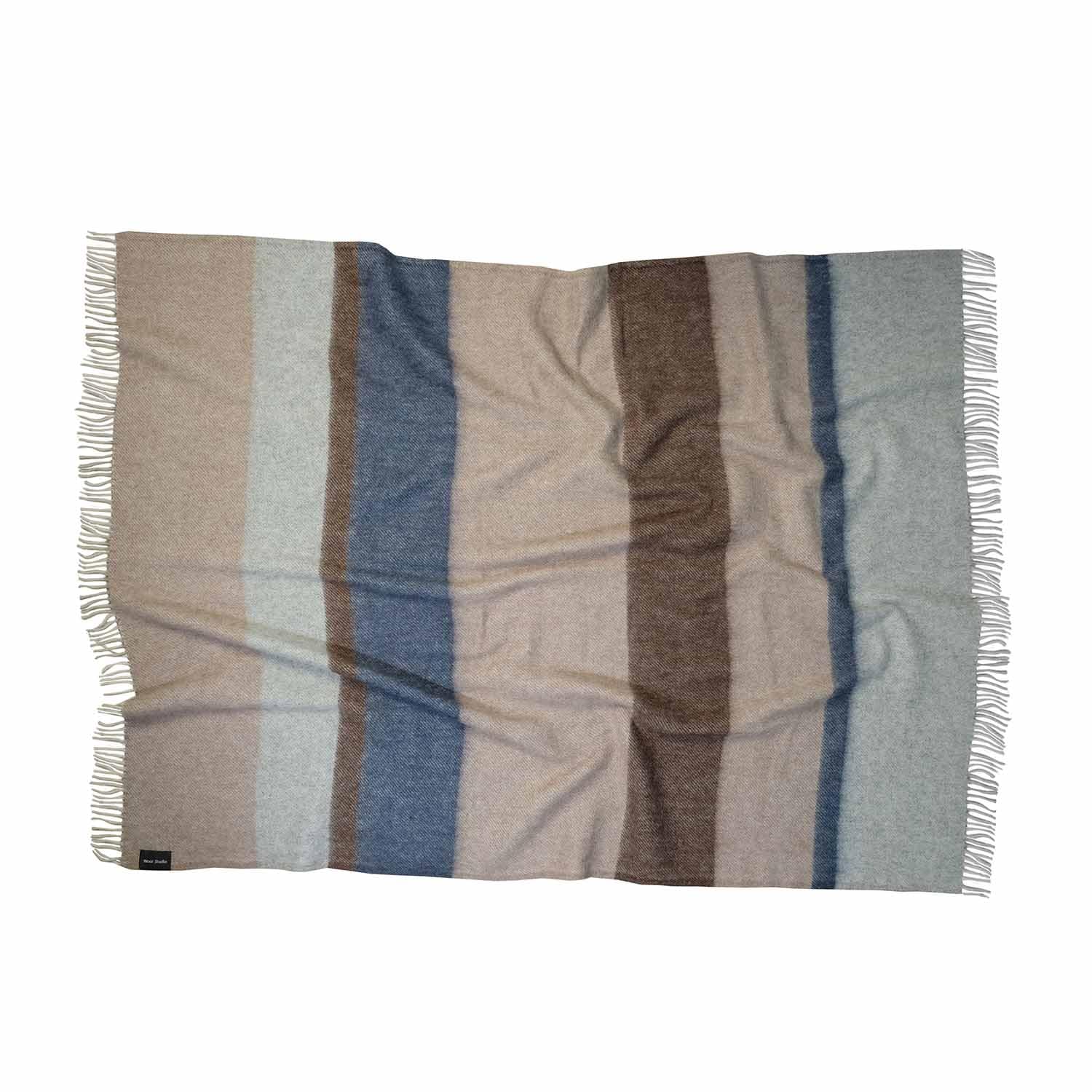 WoolStudio Coperta in Lana Naturale 130x170 cm