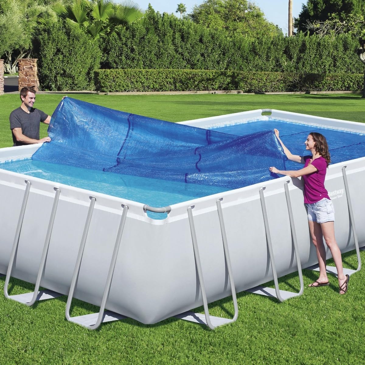 Bestway 58228-6 Copertura per Piscine Rettangolari - immagine 2