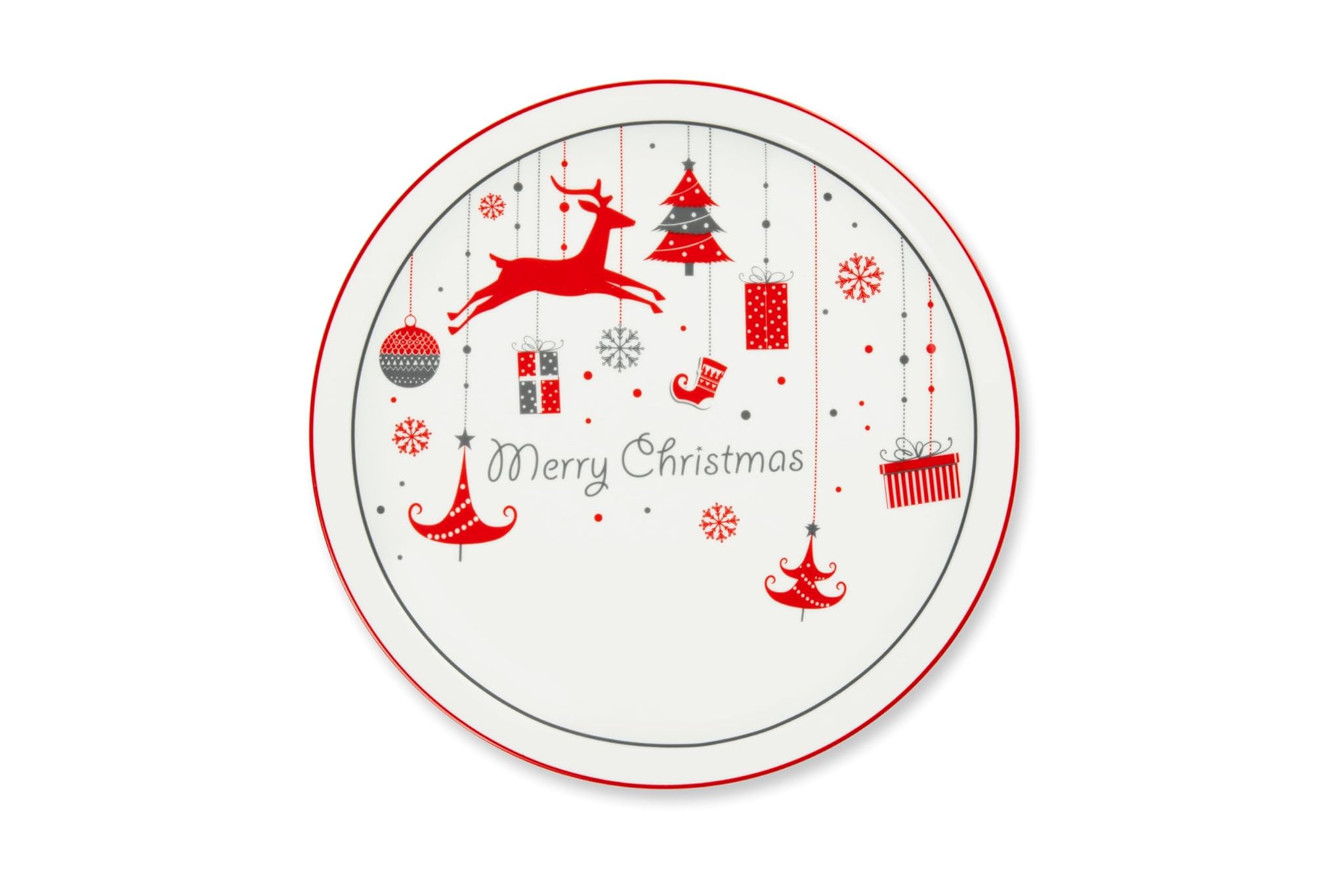 Excelsa Merry Christmas - Set 6 Piatti Panettone 30,5cm