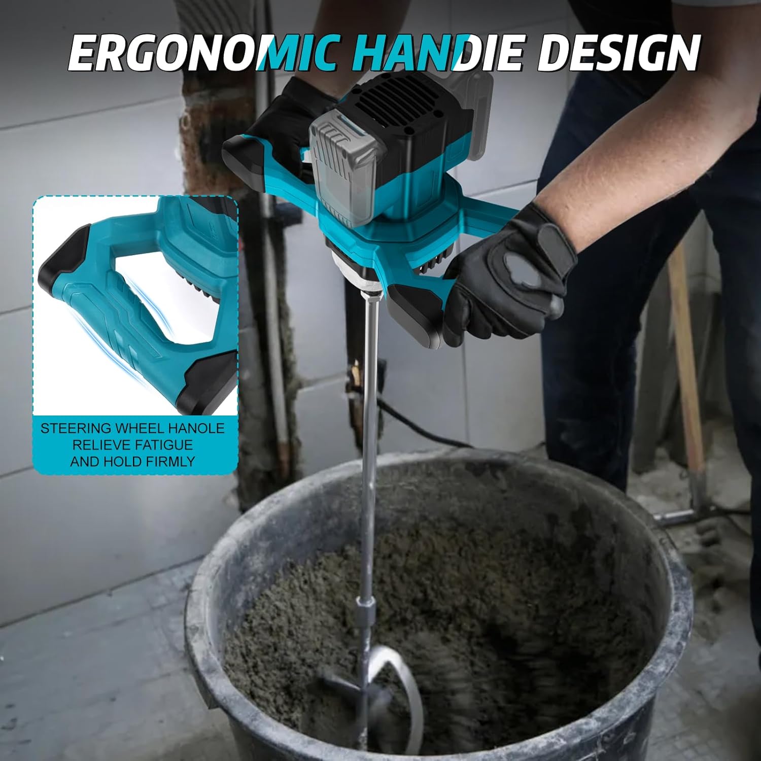 Miscelatore Elettrico per Vernice e Calcestruzzo - immagine 6