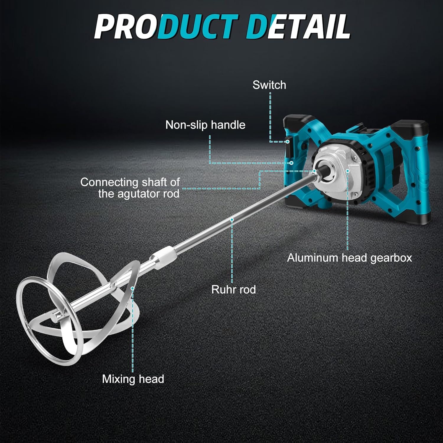 Miscelatore Elettrico per Vernice e Calcestruzzo - immagine 8