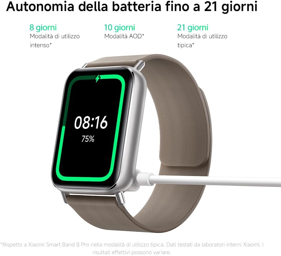 Xiaomi Smart Band 9 Pro - Schermo AMOLED 1.74" - immagine 12