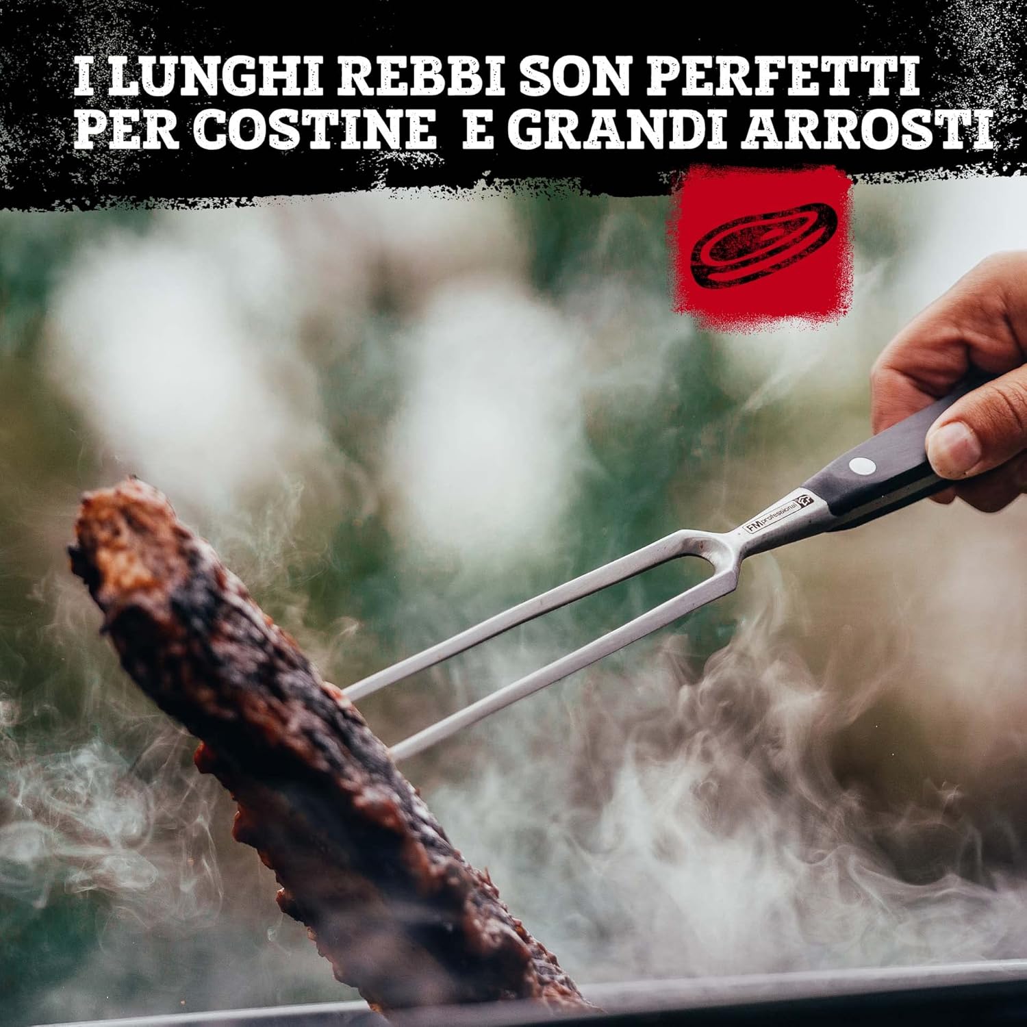 FMprofessional Forchettone Professionale per Carne e Pesce - immagine 5