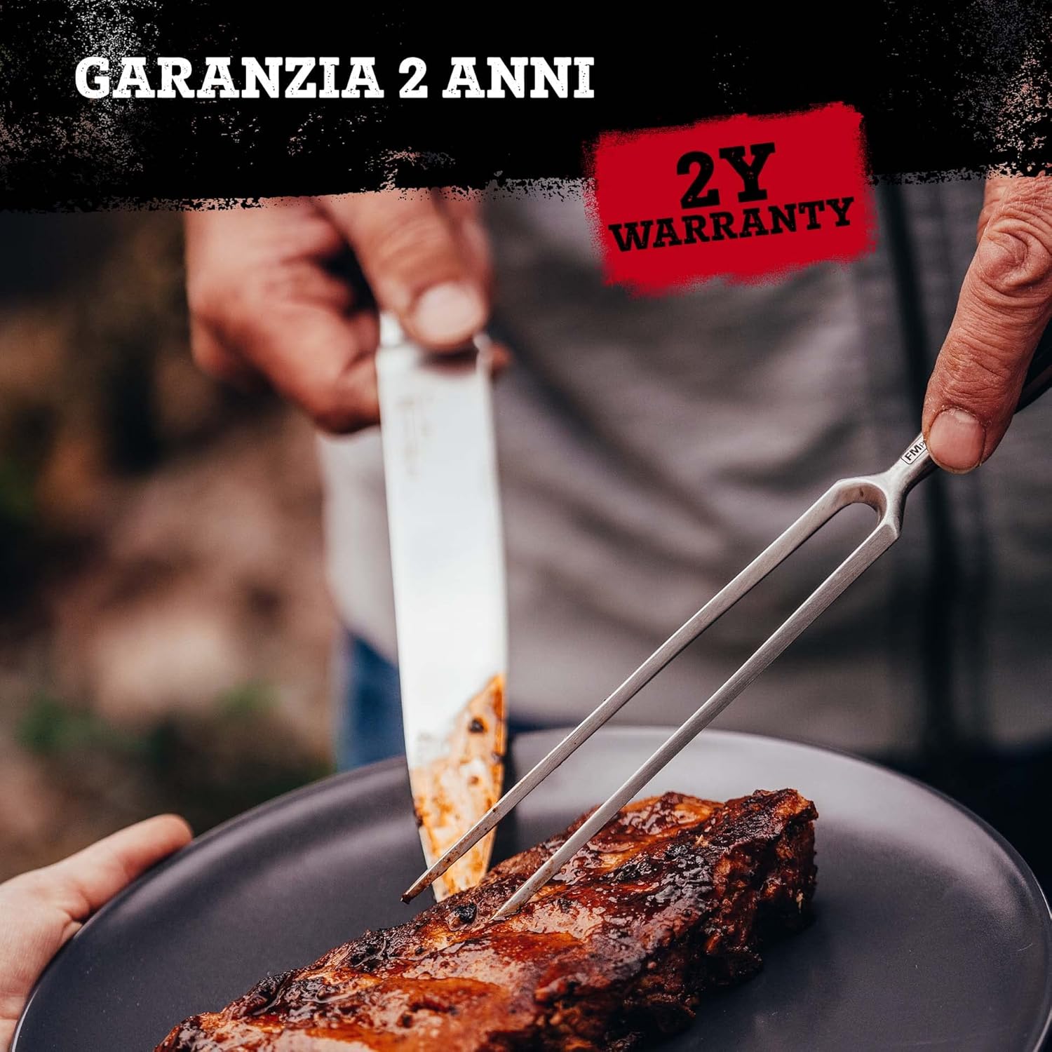 FMprofessional Forchettone Professionale per Carne e Pesce - immagine 7