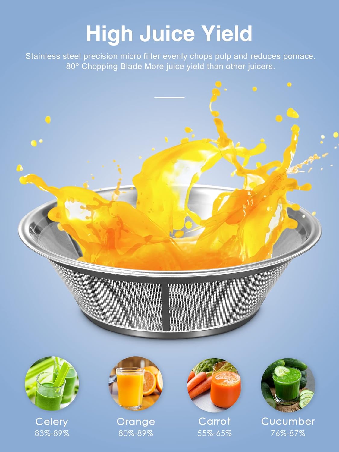 Reemix Centrifuga Frutta e Verdura 500W, Black - immagine 8