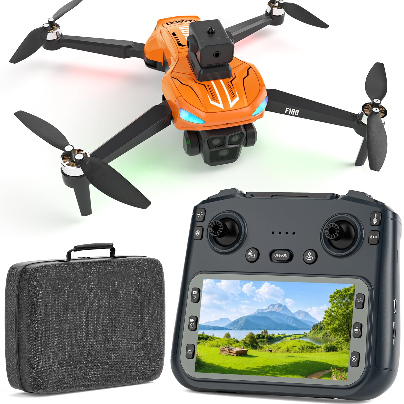 Drone GPS con Fotocamera 4K e Schermo 4.5 pollici