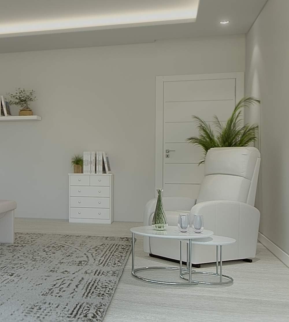 Relaxdays Set 2 Tavolini Sovrapponibili Rotondi - immagine 2