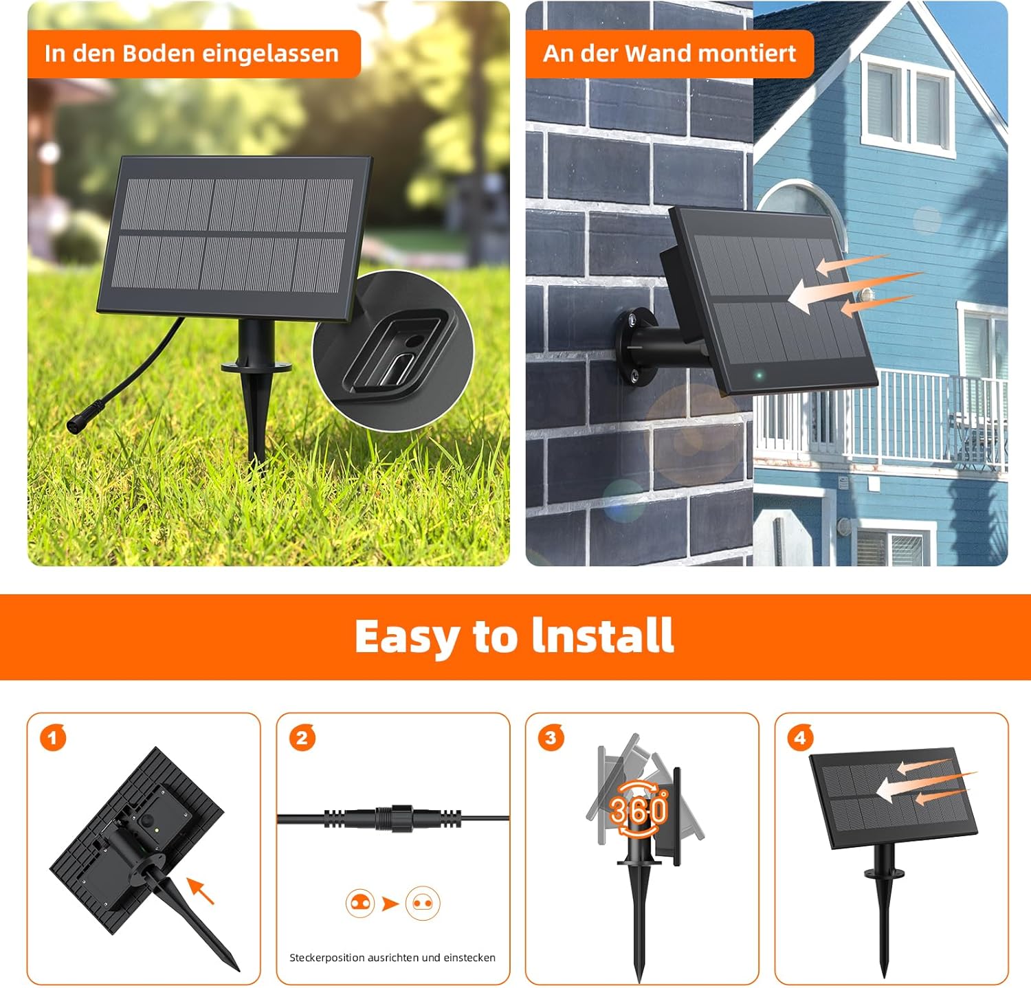 Kawaya 15M Luci Esterno Solare IP65 Bianco Caldo - immagine 3