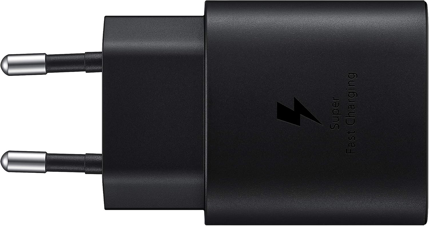 Samsung Caricatore USB-C Originale 25W con Cavo, Nero - immagine 1