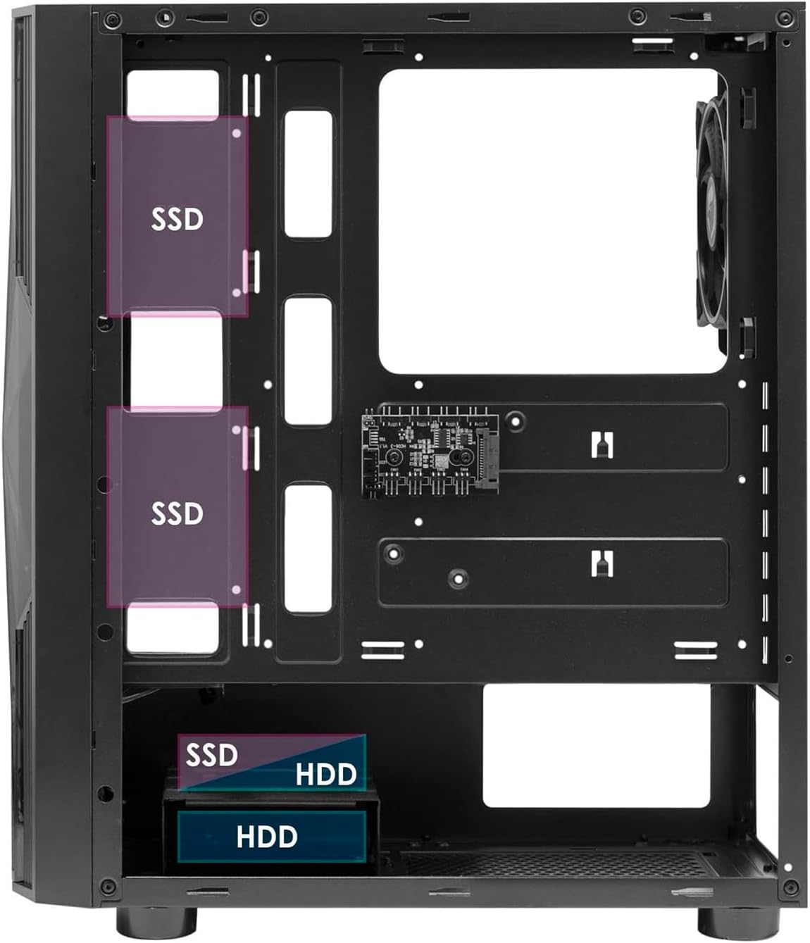 Empire Gaming Case PC Diamond ARGB Mid-Tower - immagine 7