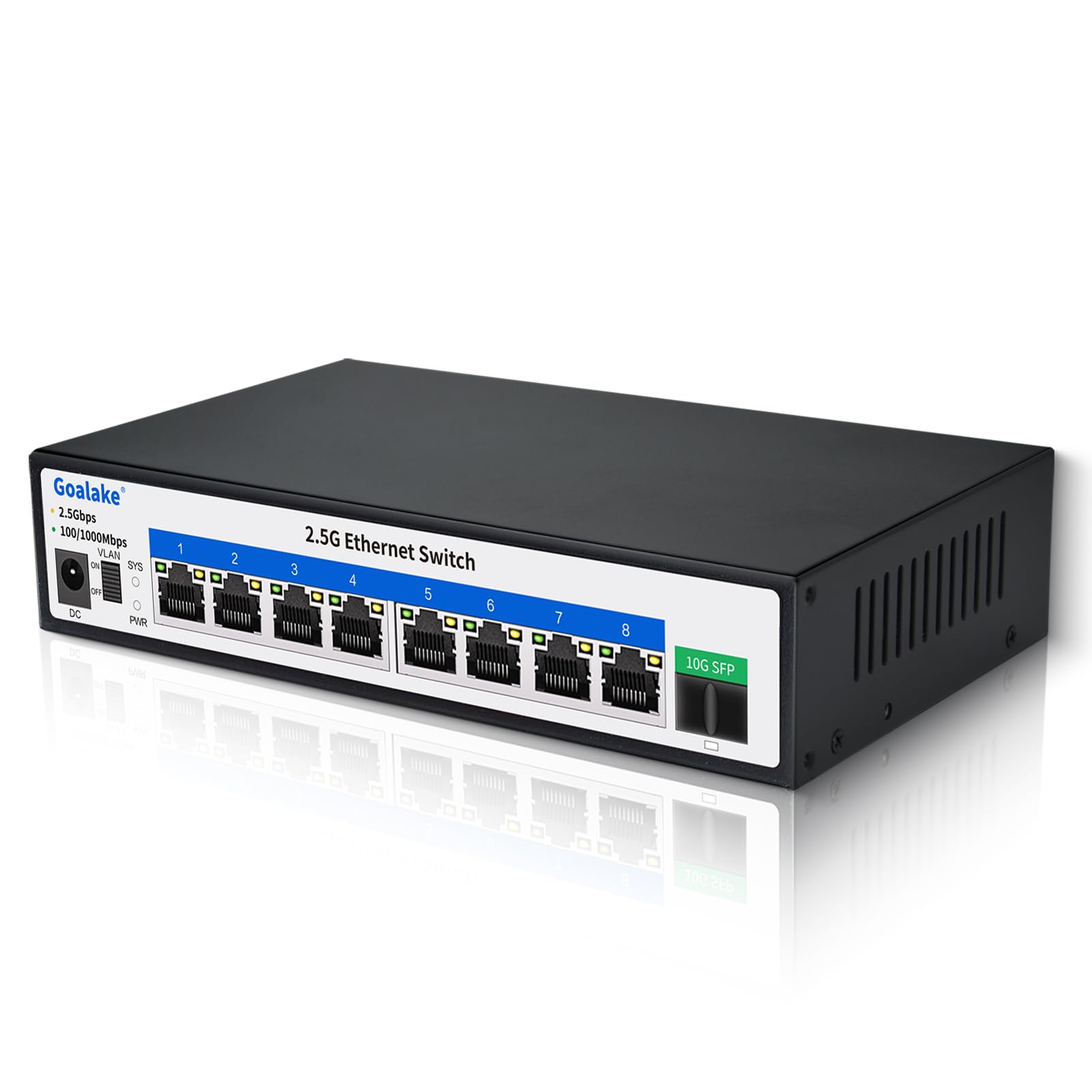 Goalake Switch Desktop Multi-Gigabit 8 Porte 2,5G