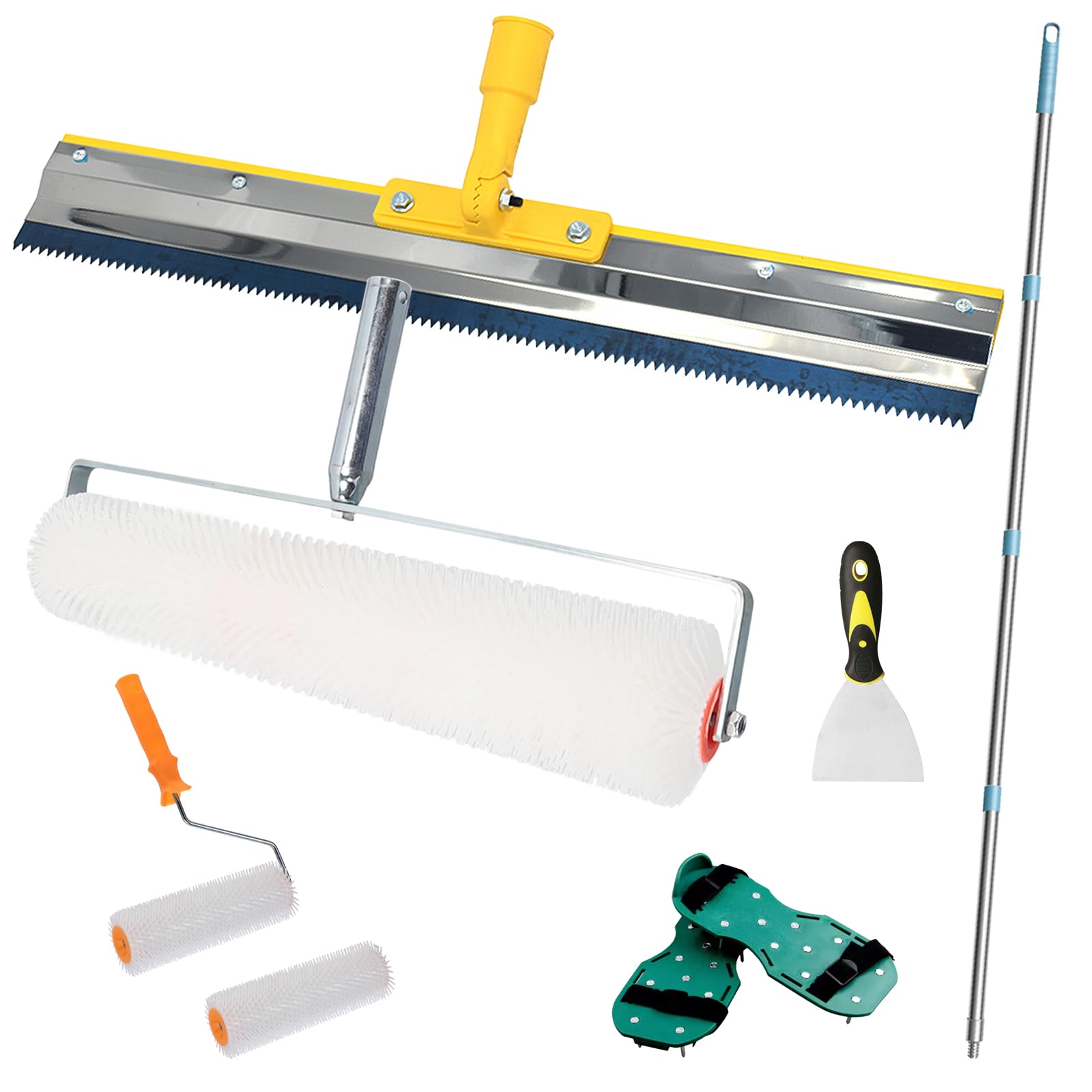 jackfru Set Attrezzi per Rivestimento Pavimento 4 Pezzi