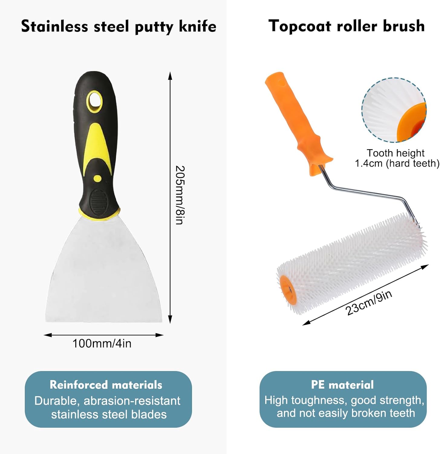 jackfru Set Attrezzi per Rivestimento Pavimento 4 Pezzi - immagine 2