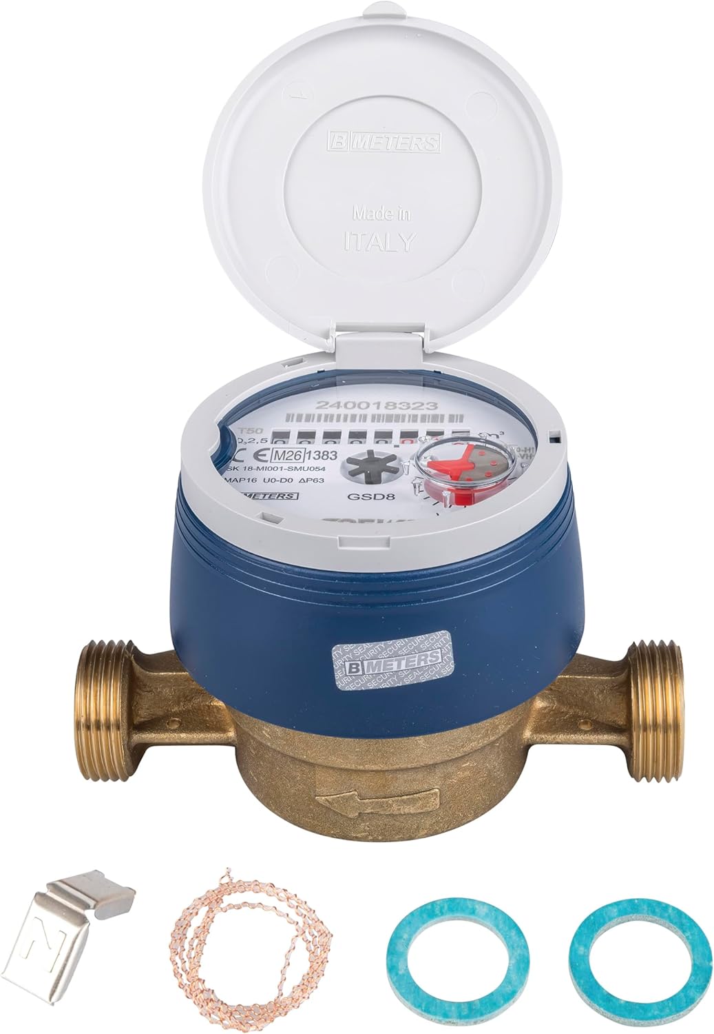 Contatore dell' acqua antigelo calibrato con coperchio di protezione UV. - immagine 3