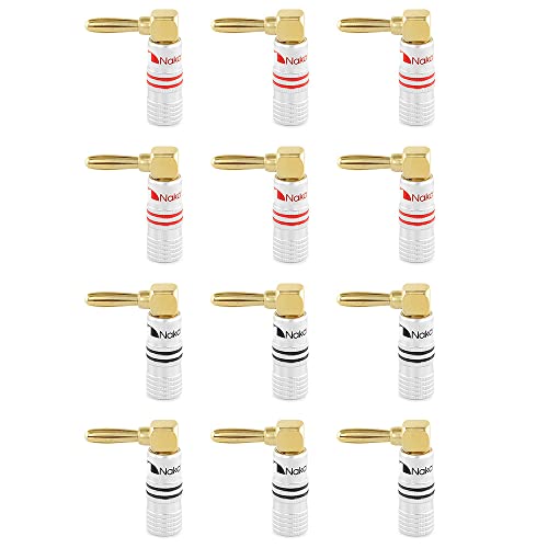 Nakamichi Connettori a Banana 4mm Placcati Oro 24K