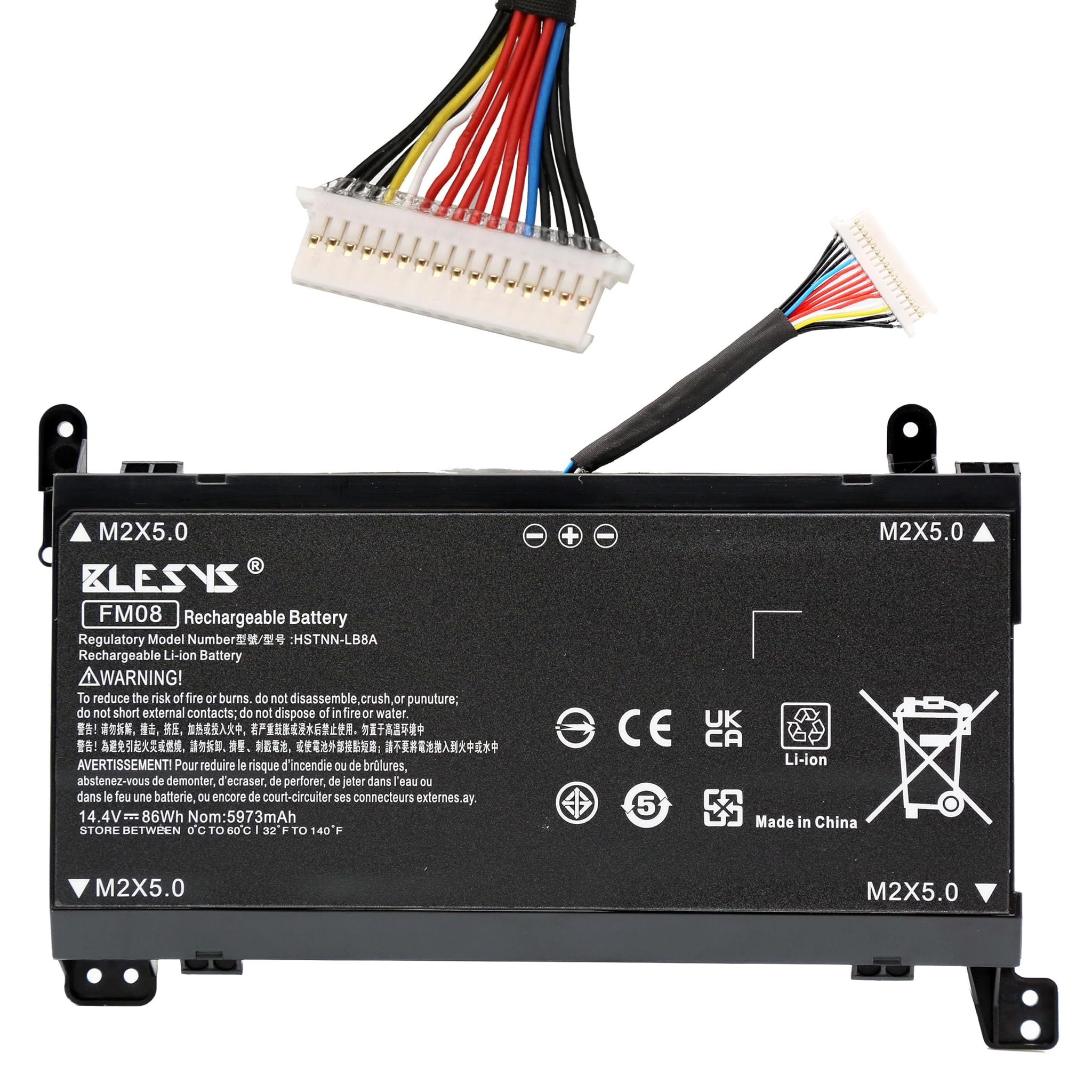 Blesys FM08 Batteria per HP Omen 17-an0xx 14.4V/86Wh