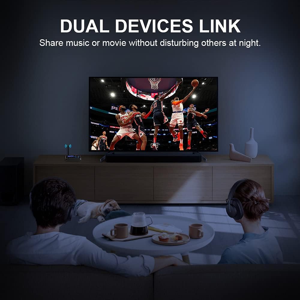 Ainostone Trasmettitore Ricevitore Bluetooth 5.3 3-in-1 - immagine 4