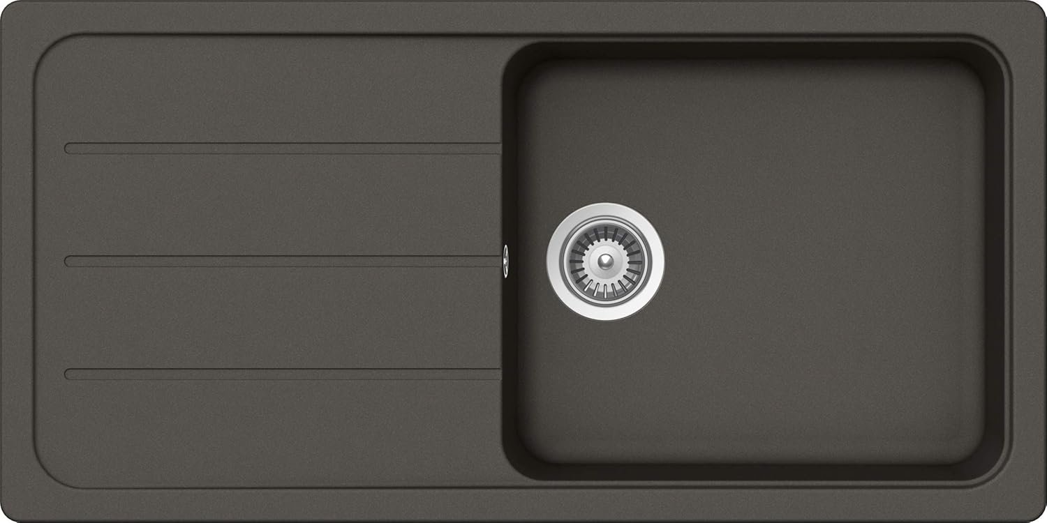Schock Lavello Cucina Formhaus D-100L Asfalto 100x50 cm