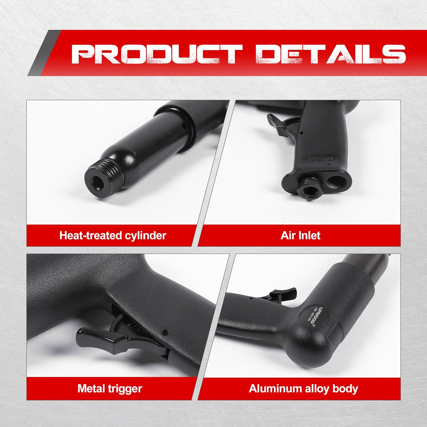 Kit Martello Pneumatico UW-AH250 Canna Lunga - immagine 5