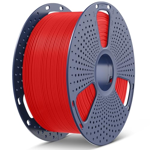 Sunlu 3KG PLA+ Filamento per Stampante 3D, Rosso