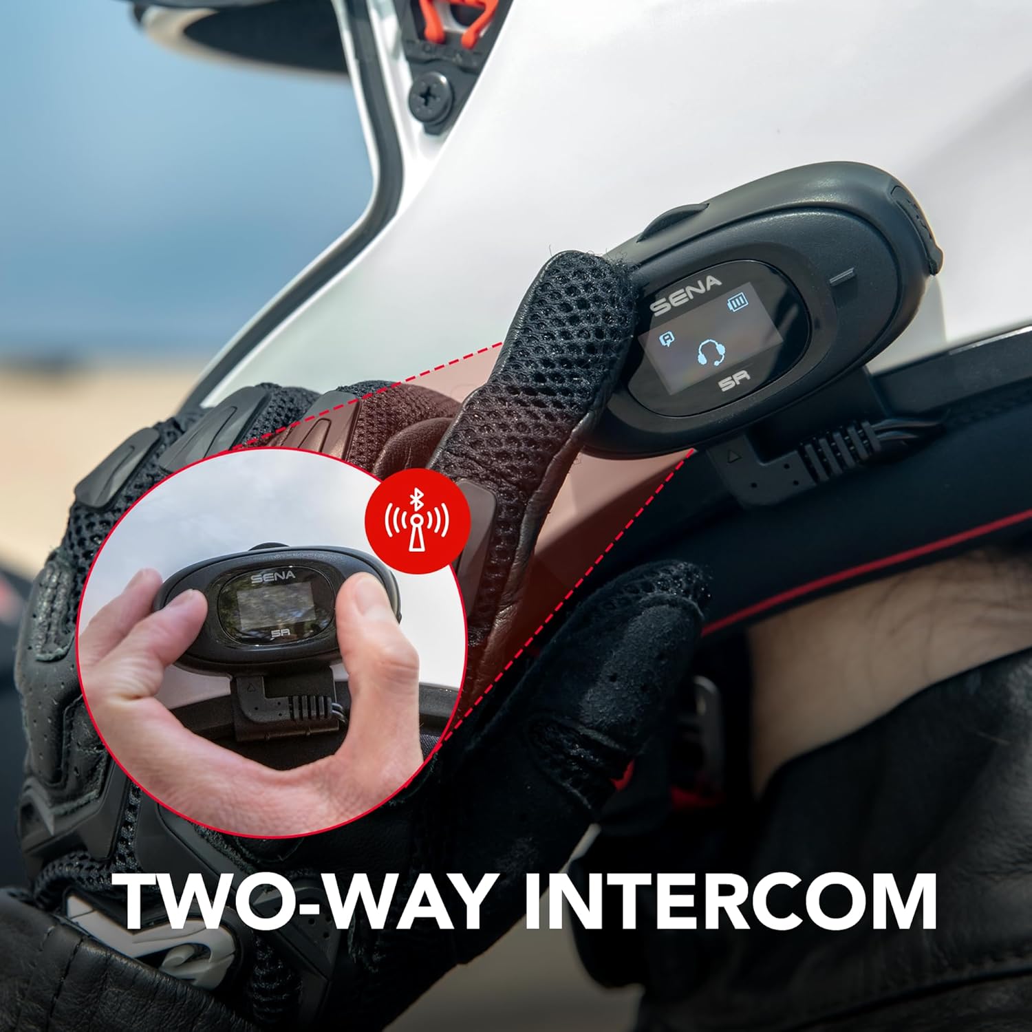 Sena 5R Interfono Bluetooth HD a due vie per moto - immagine 2